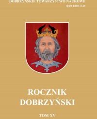 Okładka 15. jubileuszowego tomu "Rocznika Dobrzyńskiego" (wyd. 2022)